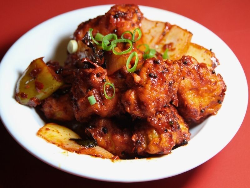 Cauliflower Manchurian Gravy (GF) (DF)