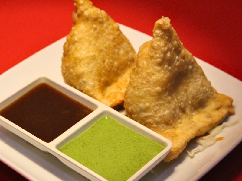 Vegetable Samosa (2 pcs) (V)
